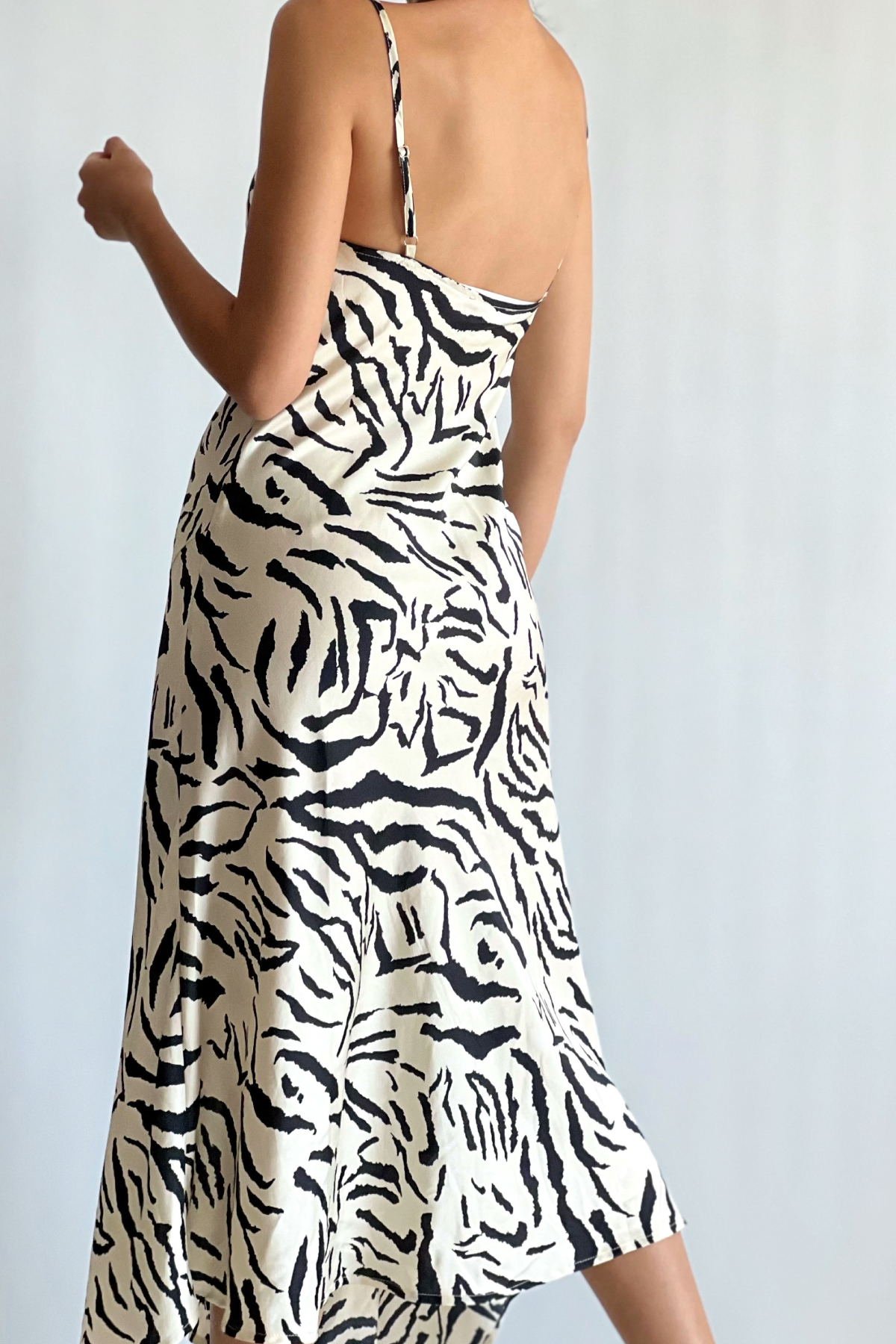 Vestido animal print zebra 